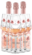 Schlumberger Rosé Spring Edition Brut Klassik im Sparkling Spring Paket mit Flaschen und zwei Gläser